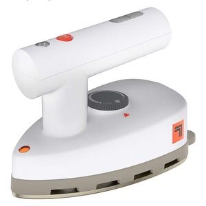 Sharper Image Handheld Mini Steam Iron - White corded